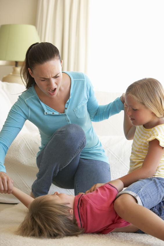 Kids fighting: children and siblings
